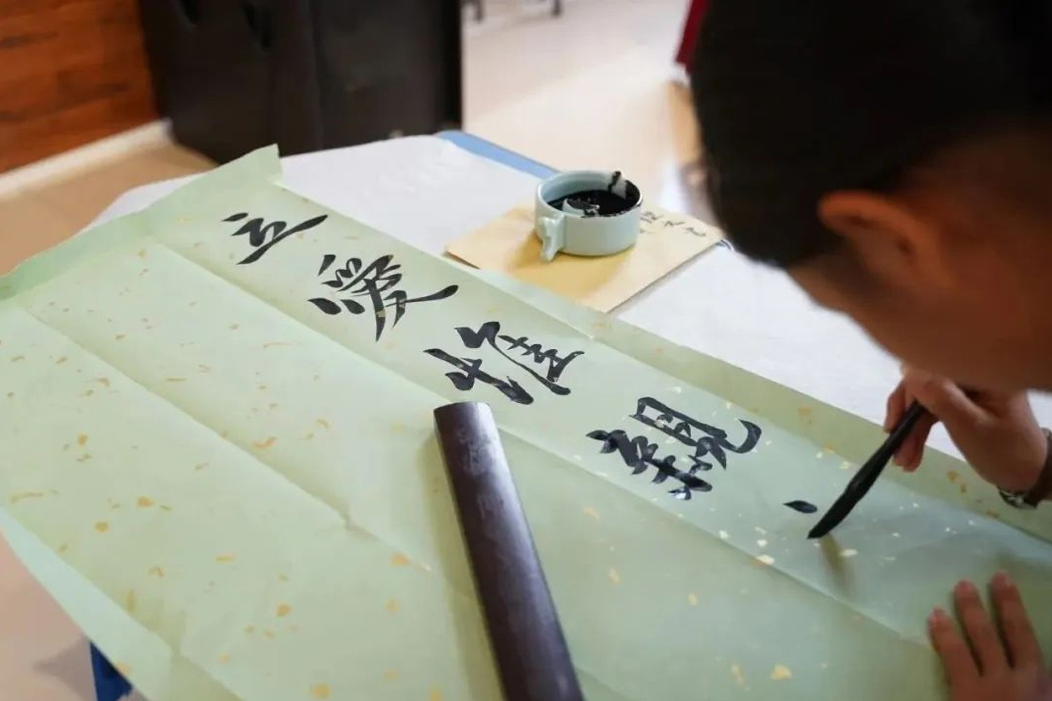 毛笔翩然而至，字迹如诗，行云流水|书法大赛圆满结束！