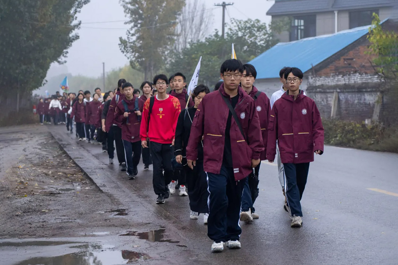 绽放青春—山东春耕园学校秋冬远足，從曲阜到兖州的30公里